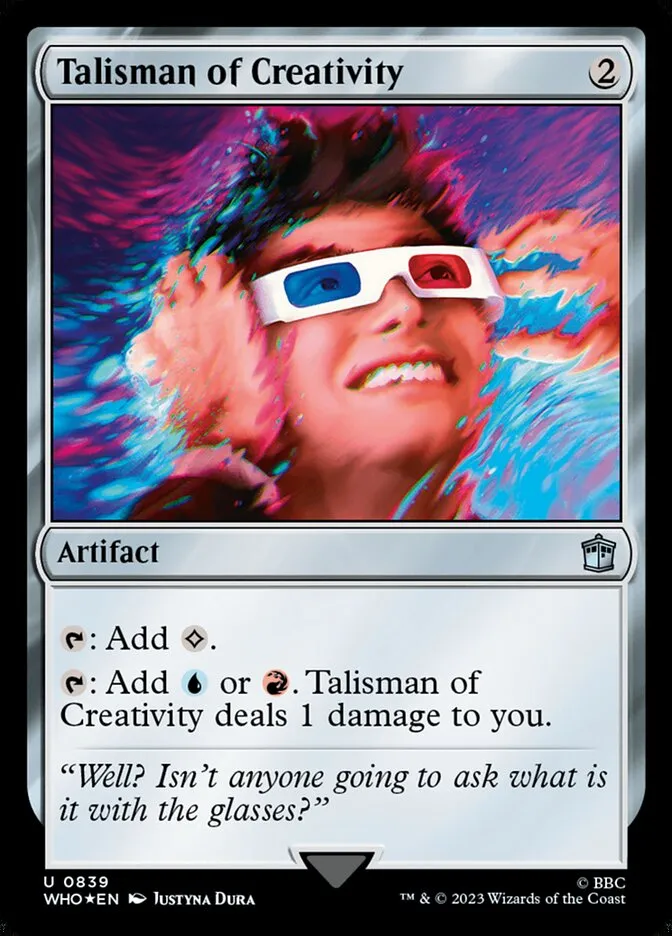 2023 Doctor Who Talisman of Creativity #839 uncommon card image