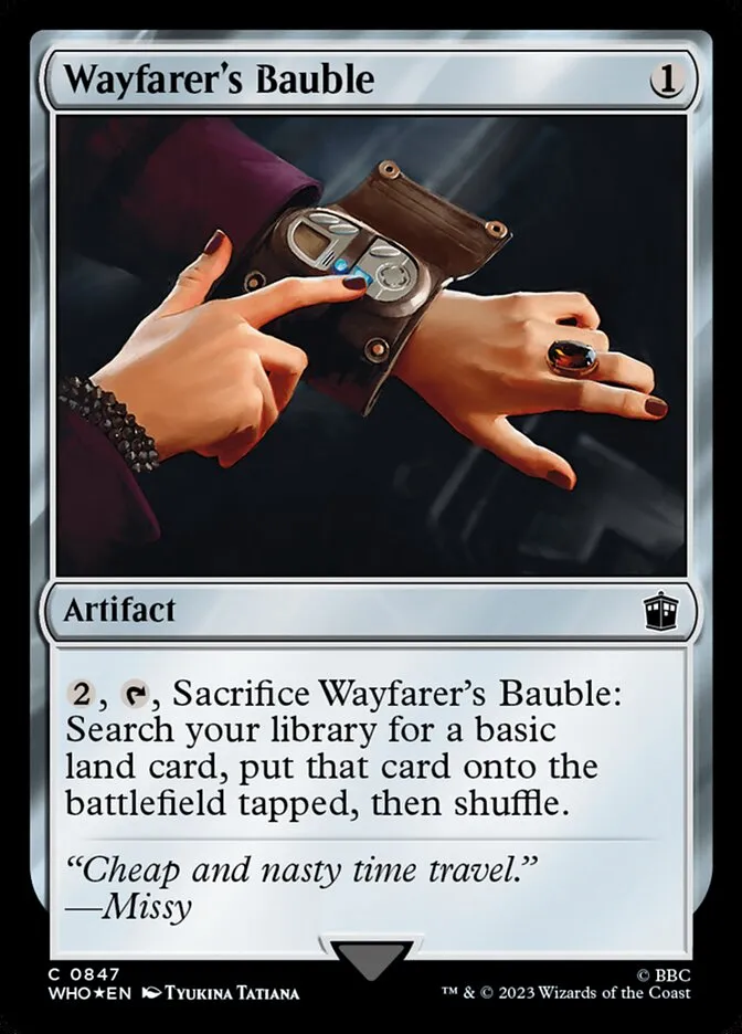 2023 Doctor Who Wayfarer's Bauble #847 common card image