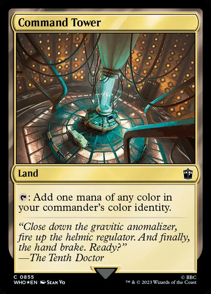 2023 Doctor Who Command Tower common #855 common card image