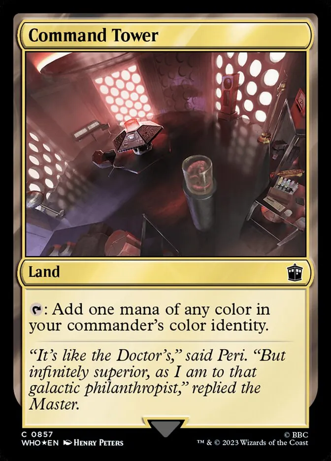2023 Doctor Who Command Tower common #857 common card image