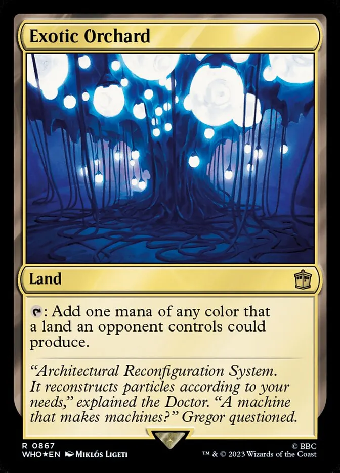 2023 Doctor Who Exotic Orchard #867 rare card image