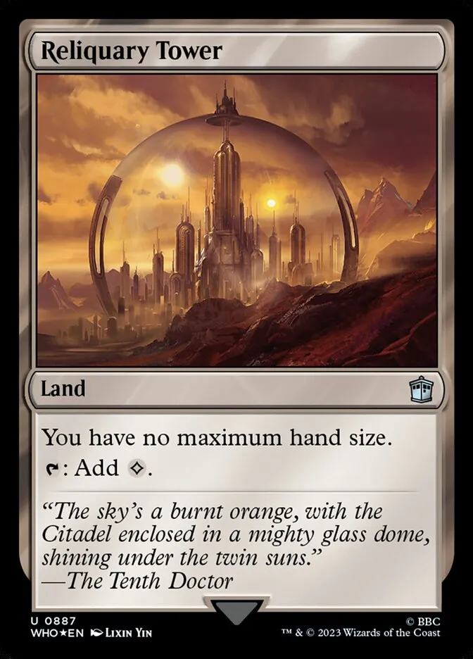 2023 Doctor Who Reliquary Tower #887 uncommon card image