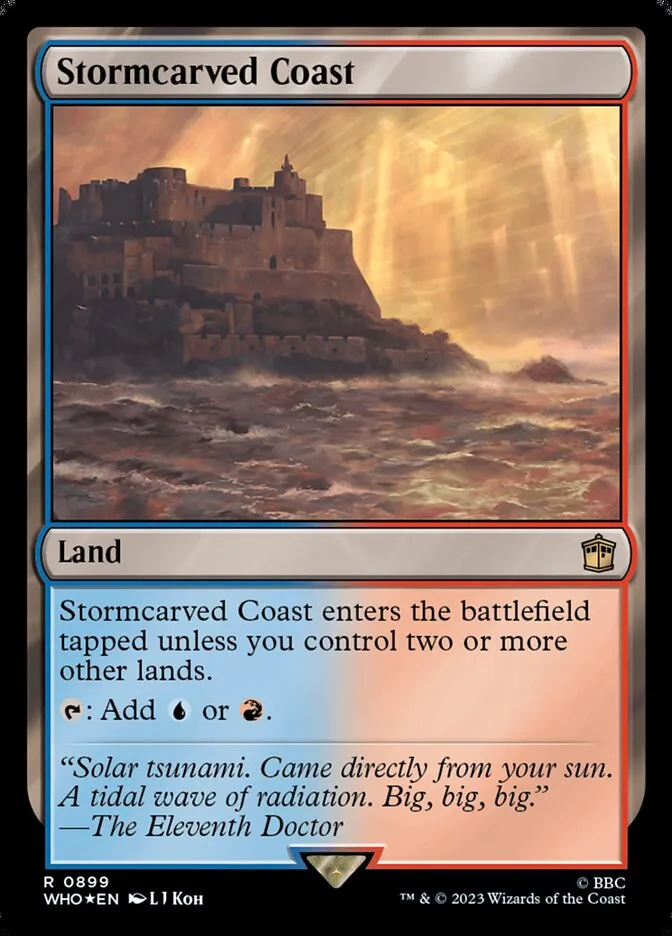 2023 Doctor Who Stormcarved Coast #899 rare card image
