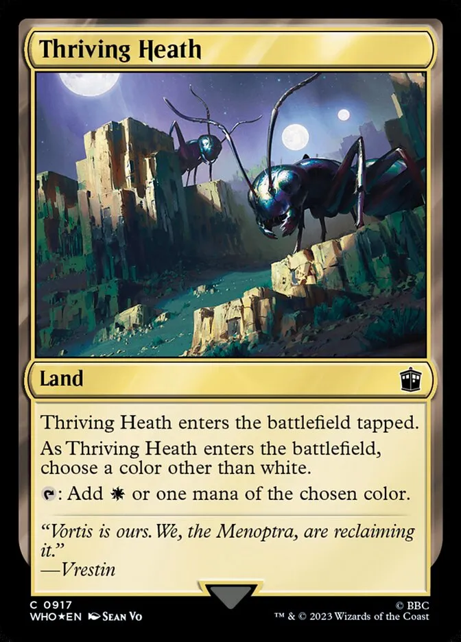 2023 Doctor Who Thriving Heath #917 common card image
