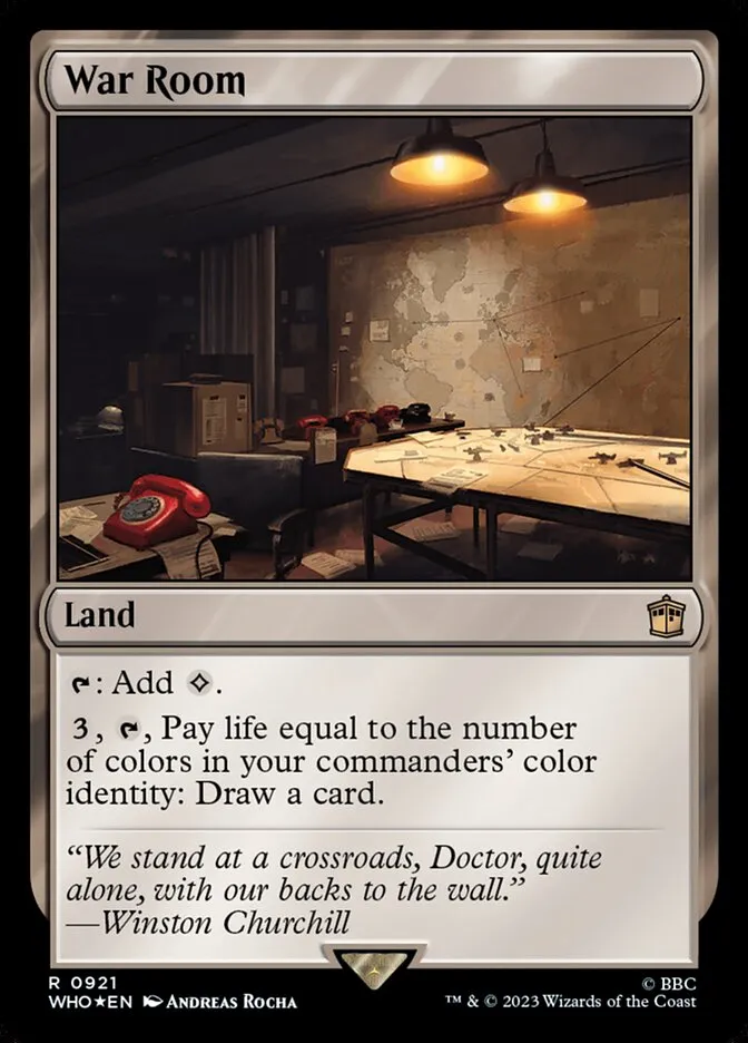 2023 Doctor Who War Room #921 rare card image
