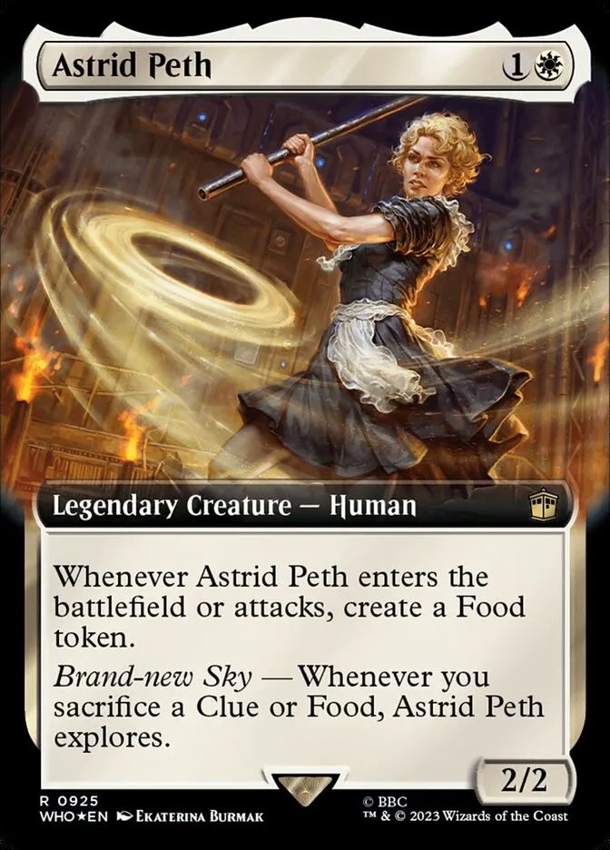 2023 Doctor Who Astrid Peth #925 rare card image
