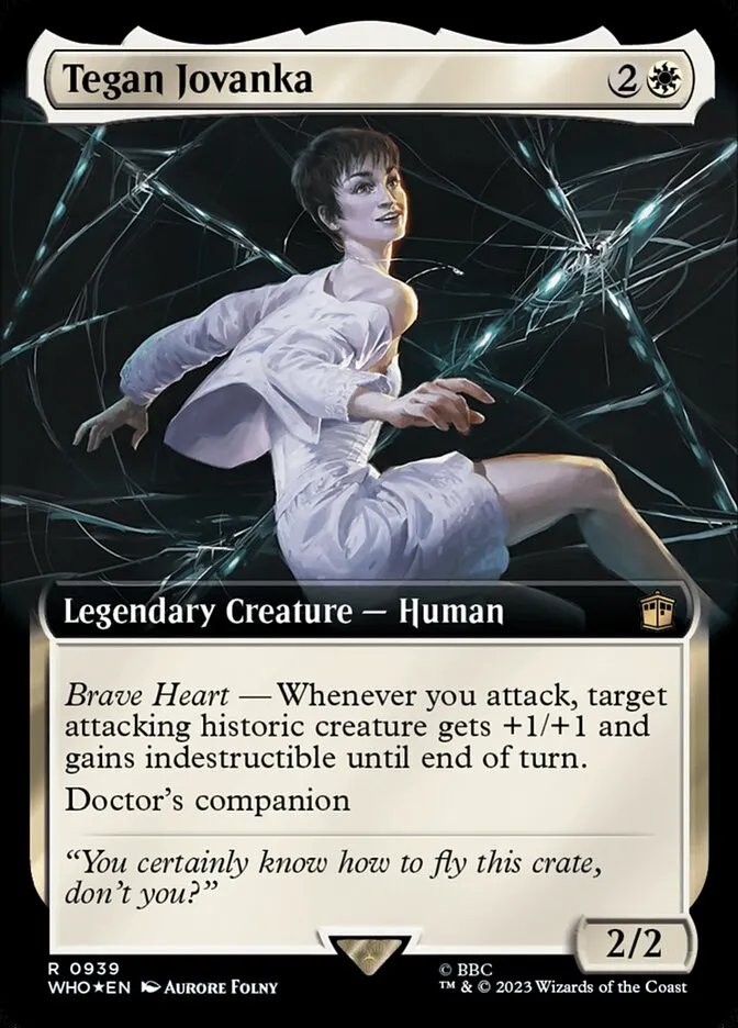 2023 Doctor Who Tegan Jovanka #939 rare card image