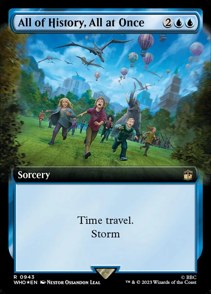 2023 Doctor Who All of History, All at Once #943 rare card image