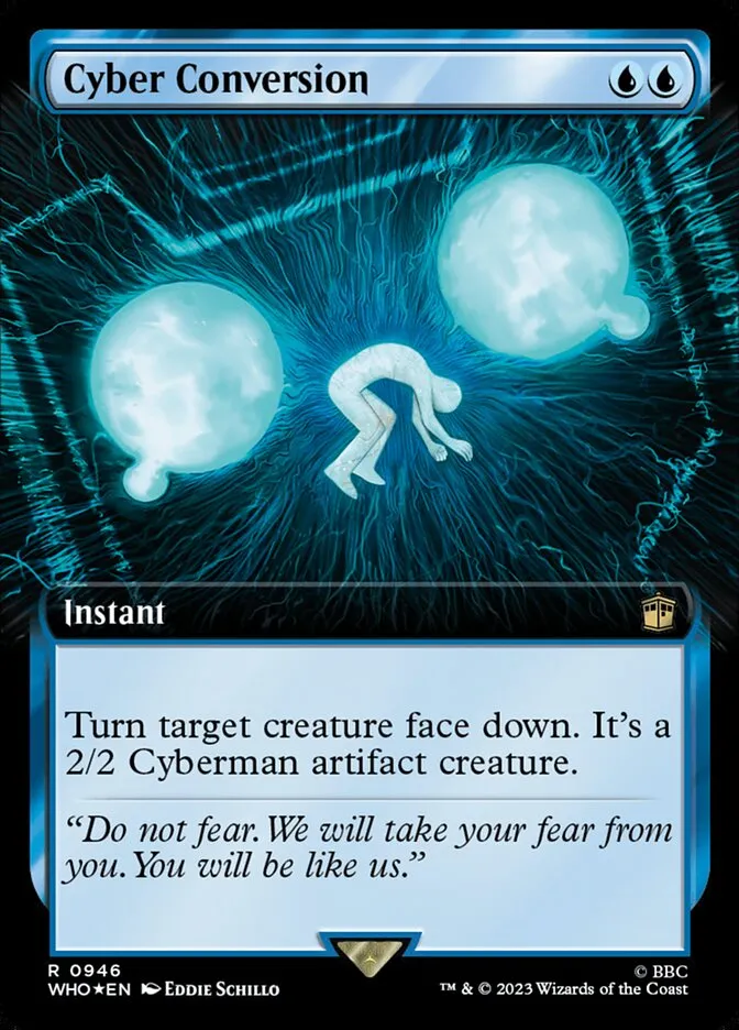 2023 Doctor Who Cyber Conversion #946 rare card image