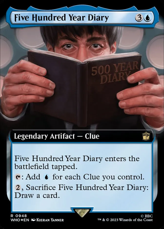 2023 Doctor Who Five Hundred Year Diary #948 rare card image