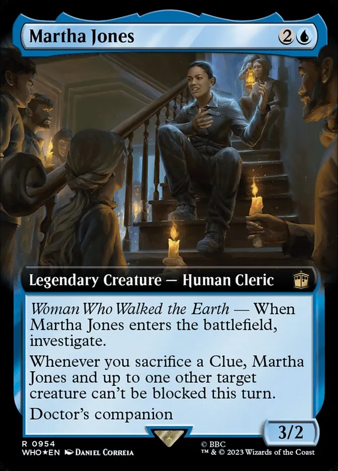 2023 Doctor Who Martha Jones #954 rare card image