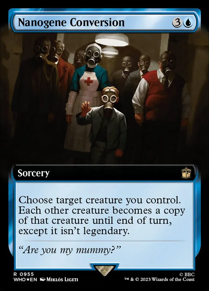 2023 Doctor Who Nanogene Conversion #955 rare card image
