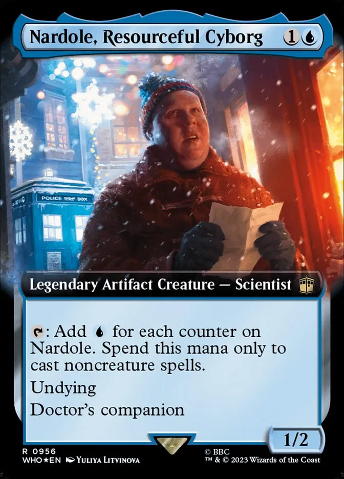 2023 Doctor Who Nardole, Resourceful Cyborg #956 rare card image