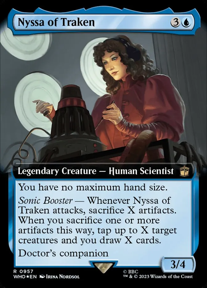 2023 Doctor Who Nyssa of Traken #957 rare card image