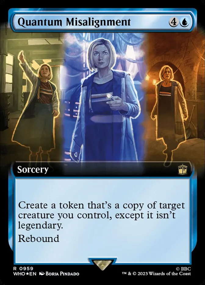 2023 Doctor Who Quantum Misalignment #959 rare card image