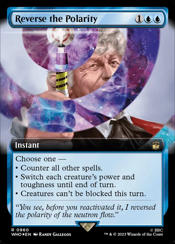 2023 Doctor Who Reverse the Polarity #960 rare card image