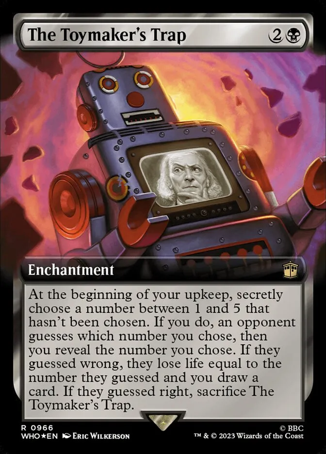 2023 Doctor Who The Toymaker's Trap #966 rare card image