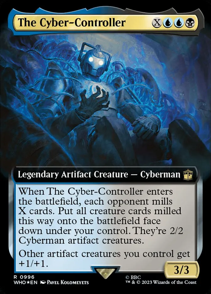 2023 Doctor Who The Cyber-Controller #996 rare card image