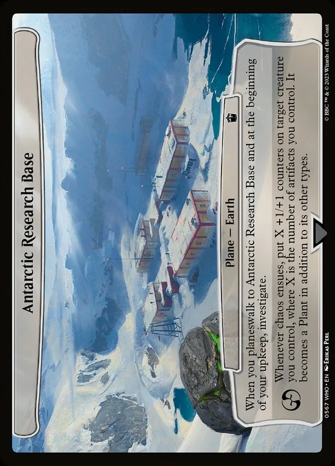 2023 Doctor Who Antarctic Research Base common #567 common card image