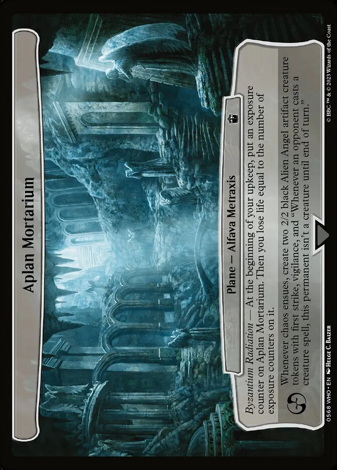 2023 Doctor Who Aplan Mortarium common #568 common card image