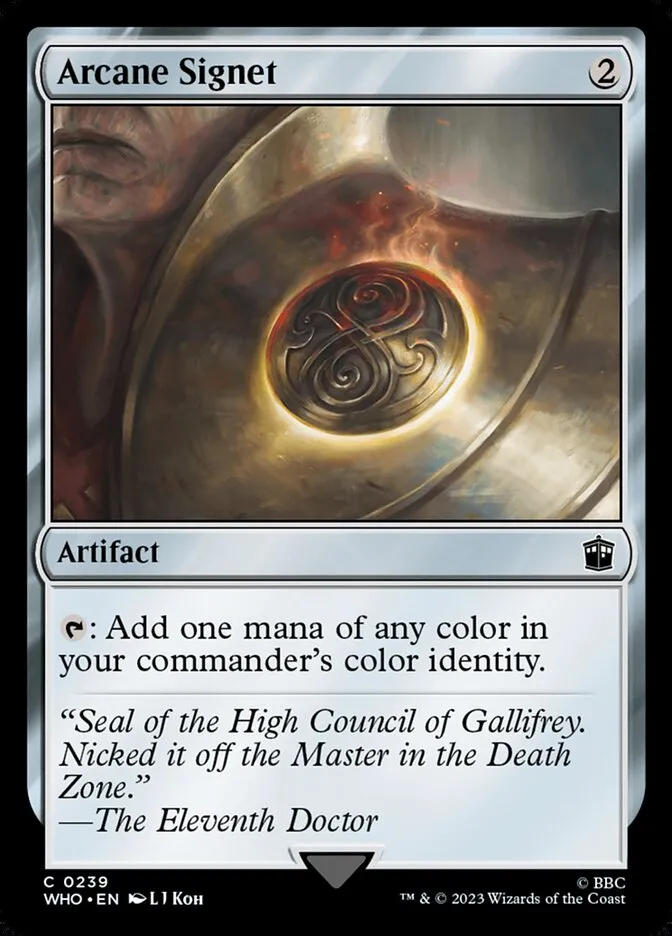 2023 Doctor Who Arcane Signet common #239 common card image