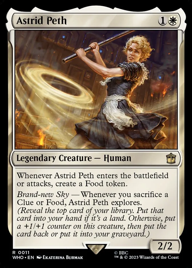 2023 Doctor Who Astrid Peth rare #11 rare card image