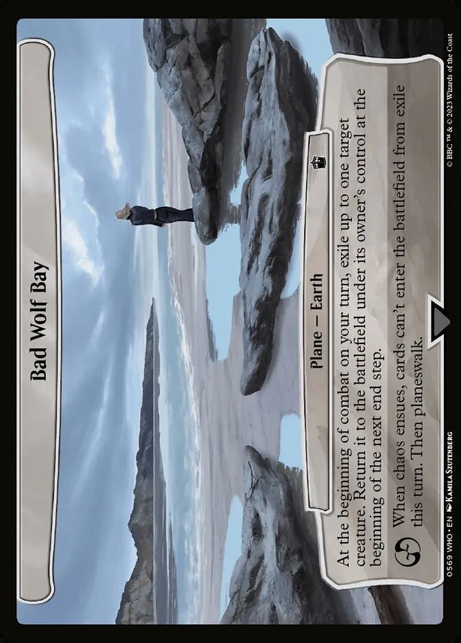 2023 Doctor Who Bad Wolf Bay common #569 common card image