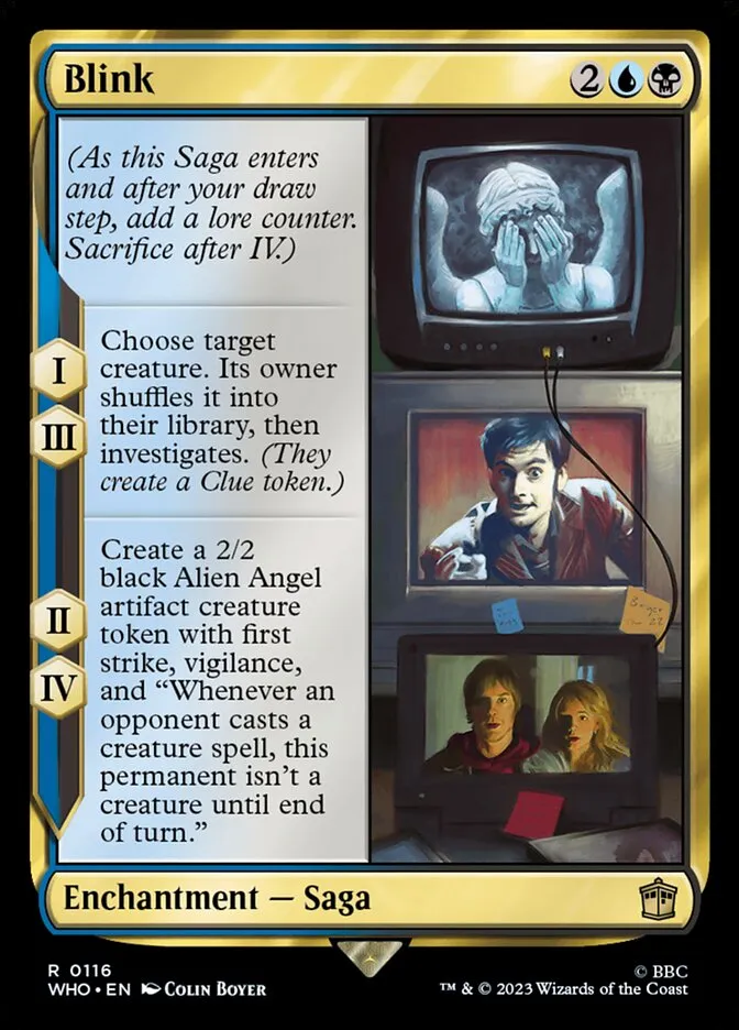 2023 Doctor Who Blink #116 rare card image