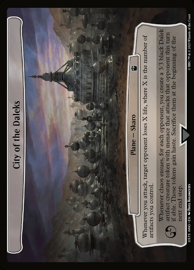 2023 Doctor Who City of the Daleks common #575 common card image