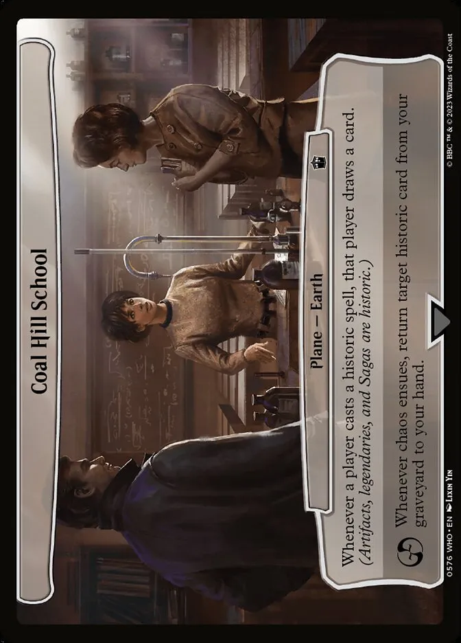 2023 Doctor Who Coal Hill School common #576 common card image