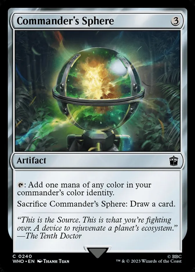 2023 Doctor Who Commander's Sphere common #240 common card image