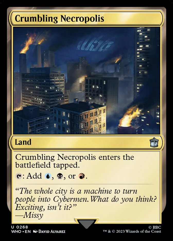 2023 Doctor Who Crumbling Necropolis #268 uncommon card image