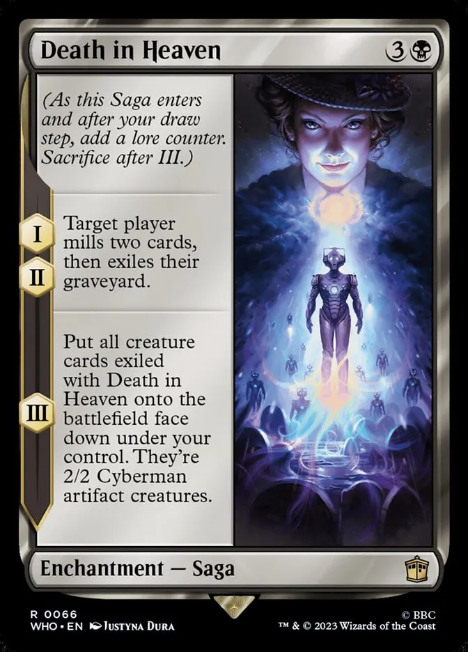 2023 Doctor Who Death in Heaven rare #66 rare card image