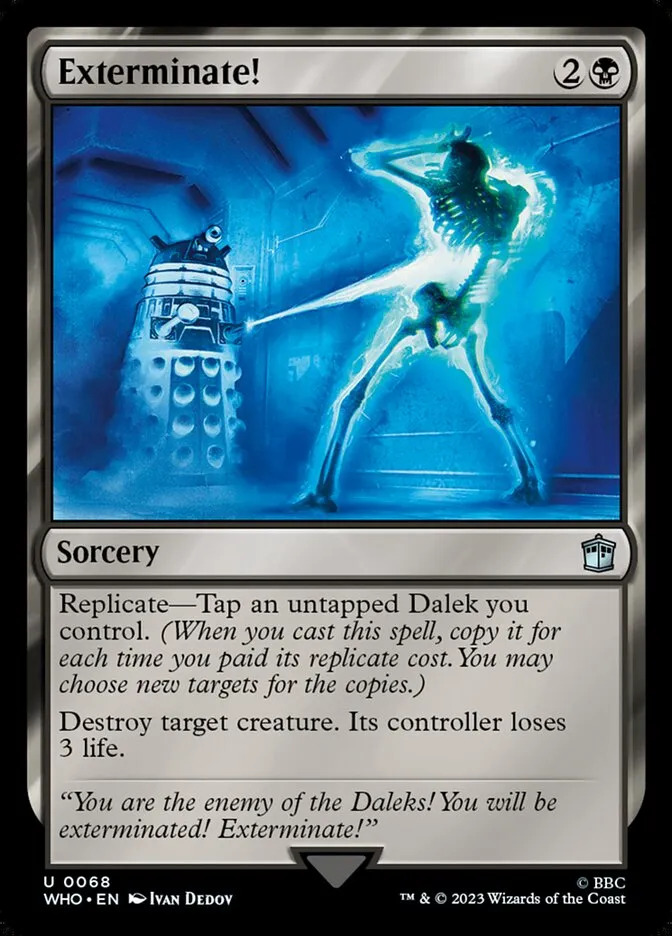 2023 Doctor Who Exterminate! uncommon #68 uncommon card image