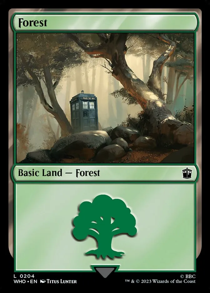 2023 Doctor Who Forest common #204 common card image