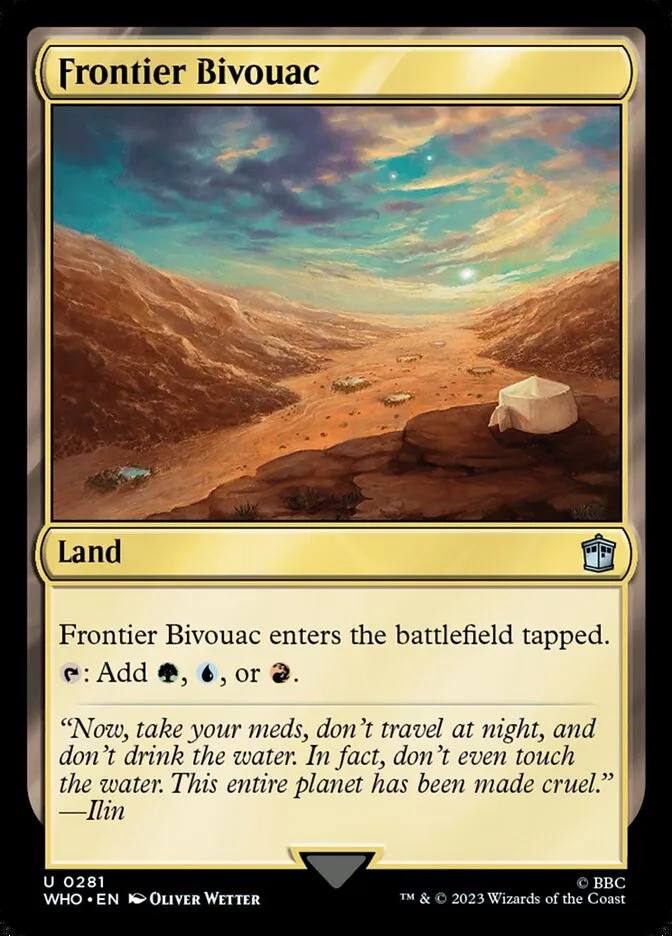 2023 Doctor Who Frontier Bivouac #281 uncommon card image