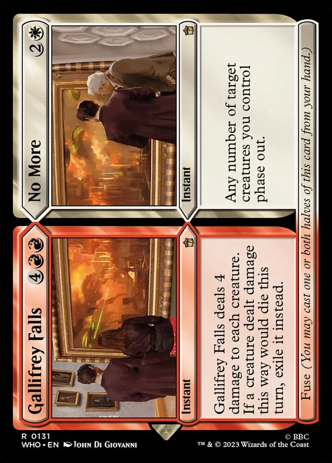 2023 Doctor Who Gallifrey Falls // No More #131 rare card image