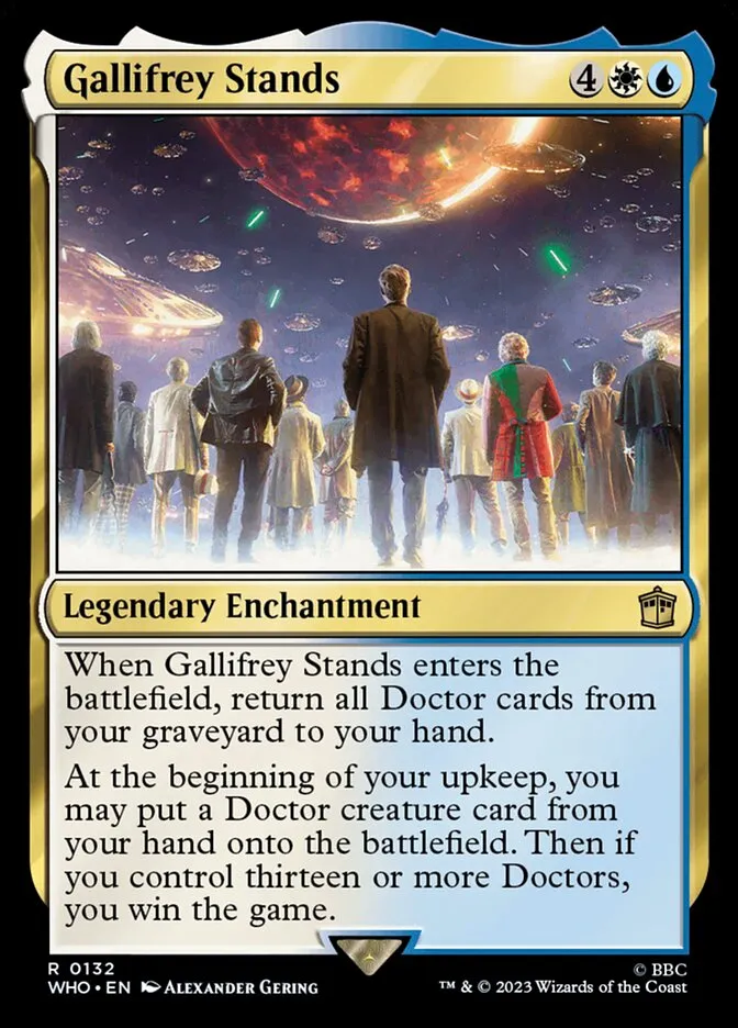 2023 Doctor Who Gallifrey Stands #132 rare card image