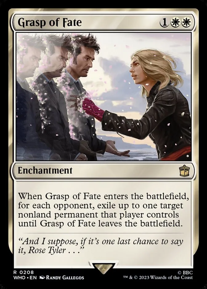 2023 Doctor Who Grasp of Fate #208 rare card image