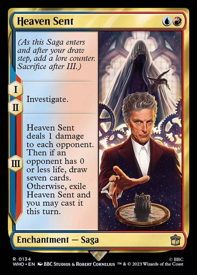 2023 Doctor Who Heaven Sent #134 rare card image