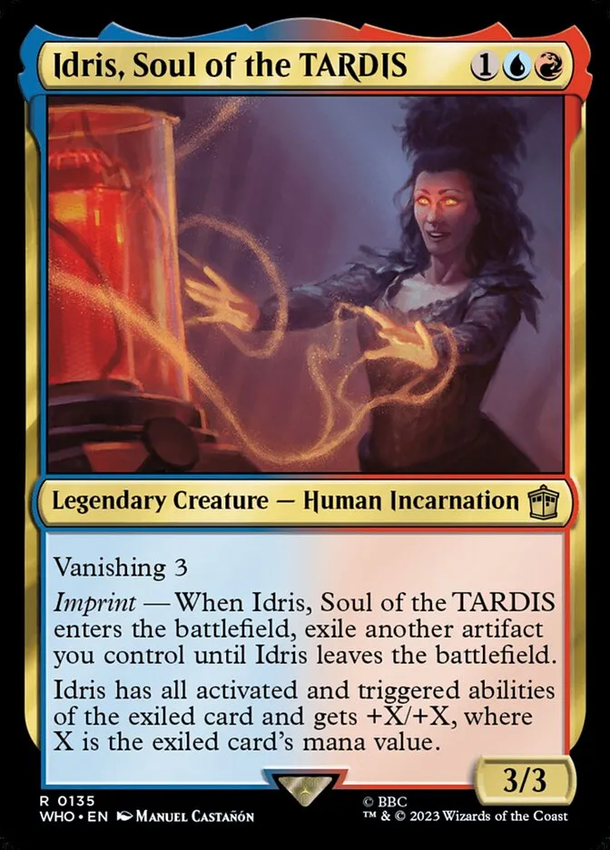 2023 Doctor Who Idris, Soul of the TARDIS #135 rare card image