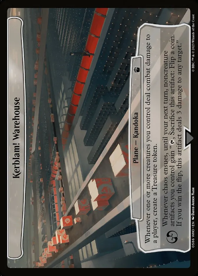 2023 Doctor Who Kerblam! Warehouse common #586 common card image