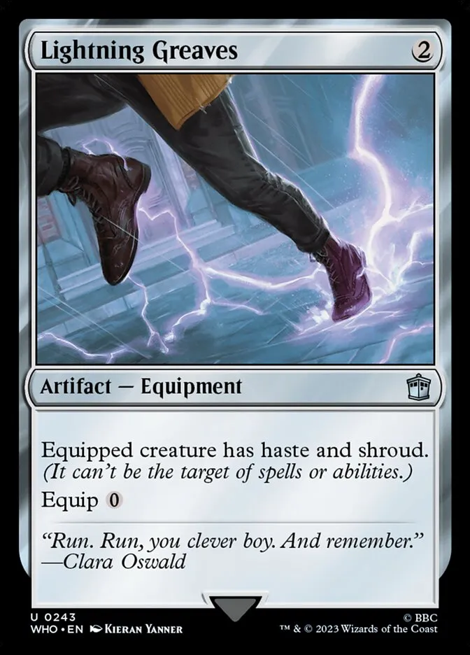 2023 Doctor Who Lightning Greaves #243 uncommon card image