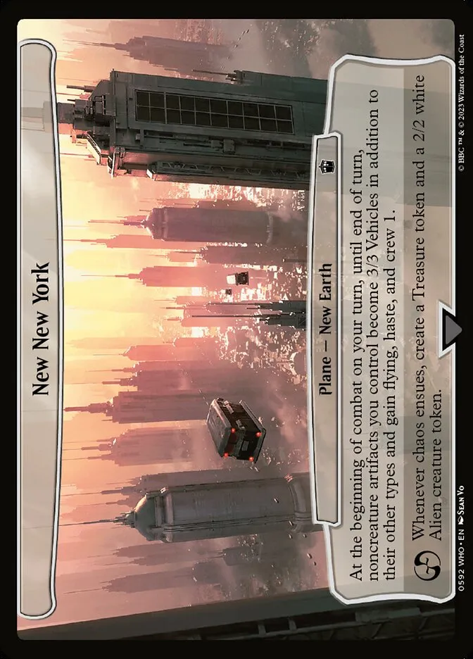 2023 Doctor Who New New York common #592 common card image