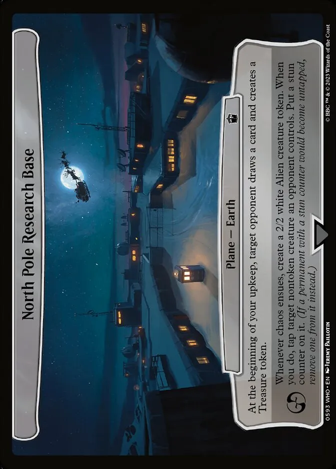 2023 Doctor Who North Pole Research Base common #593 common card image