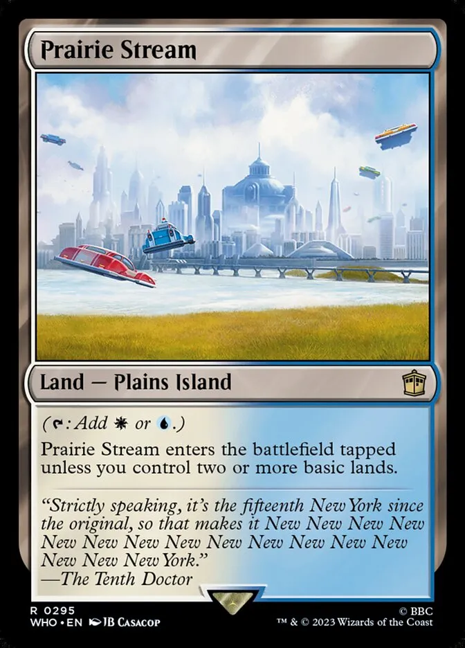 2023 Doctor Who Prairie Stream #295 rare card image
