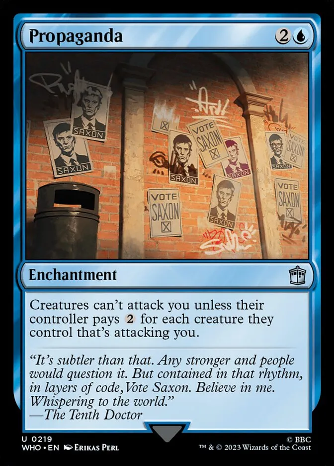 2023 Doctor Who Propaganda #219 uncommon card image