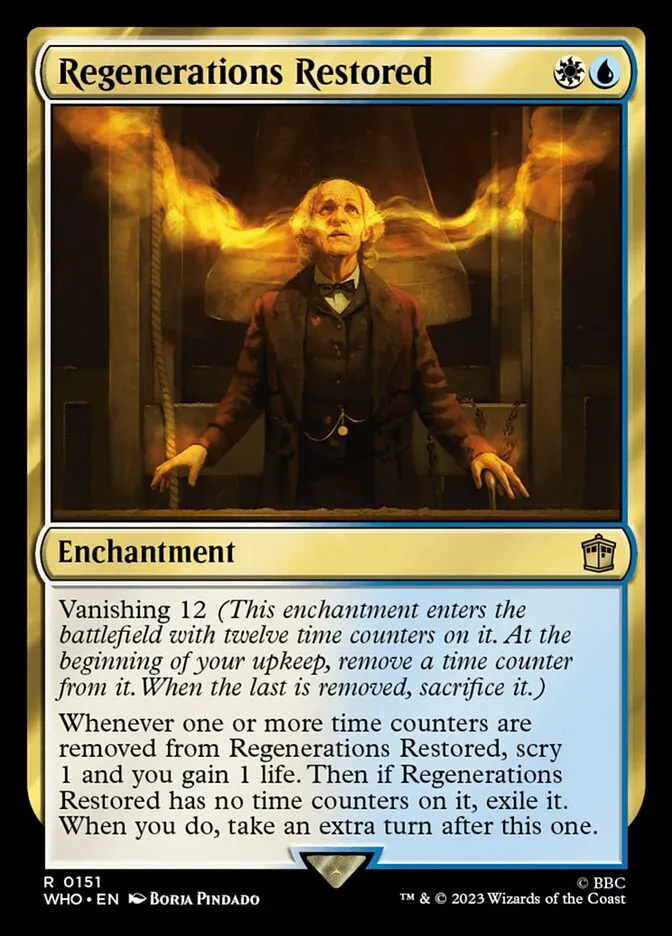 2023 Doctor Who Regenerations Restored #151 rare card image