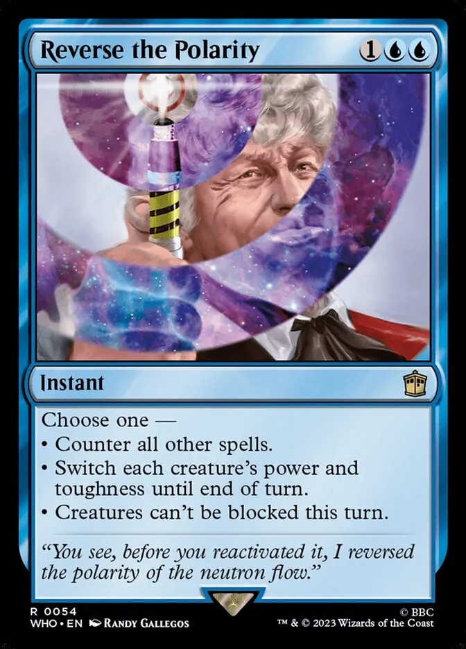 2023 Doctor Who Reverse the Polarity rare #54 rare card image