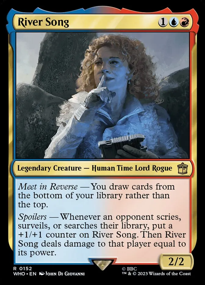 2023 Doctor Who River Song #152 rare card image